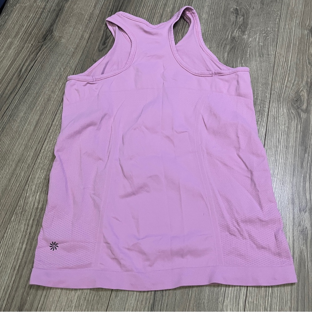 Athleta Girls Size Large (12) Lavender Seamless Tank Top - Picture 5 of 5
